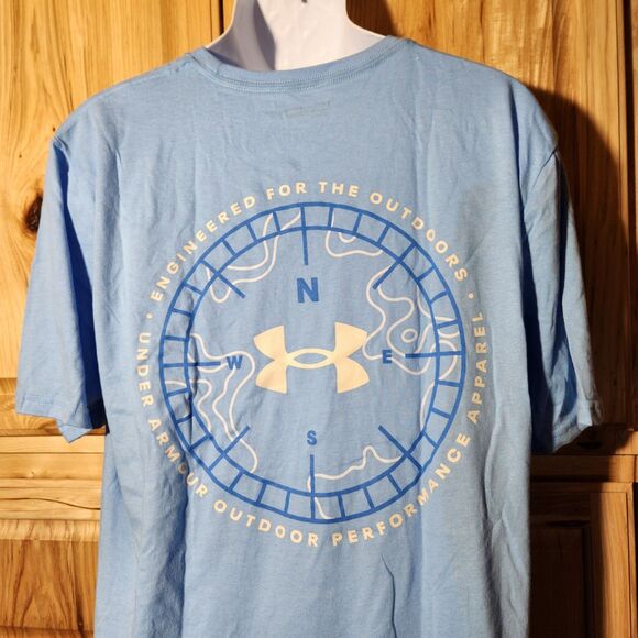 Under Armour Men’s Shirt – XLT, Light Blue, Short Sleeve, NWT - Picture 4 of 8